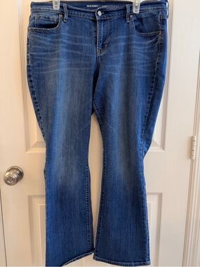 Old Navy Curvy MidRise Jeans - Dark Blue Wash